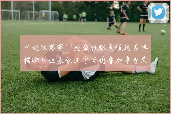 中超联赛第12轮最佳球员候选名单揭晓韦世豪张玉宁马德鲁加争夺荣誉